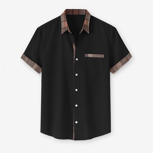 Men's Short Sleeve Modern Style Shirt in Various Colors
