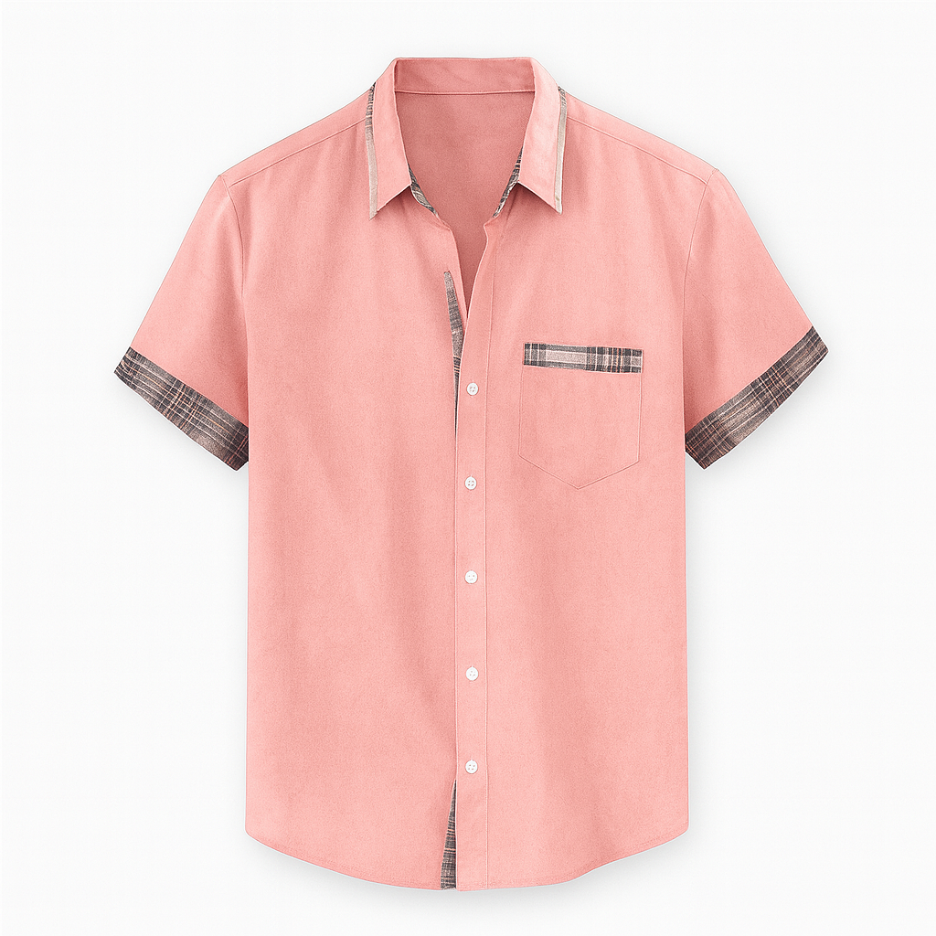Men's Short Sleeve Modern Style Shirt in Various Colors