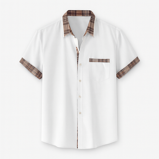 Men's Short Sleeve Modern Style Shirt in Various Colors