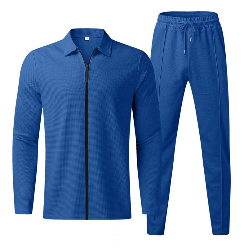 Men's Tracksuit with Modern Zipper and Elastic Waistband Closora