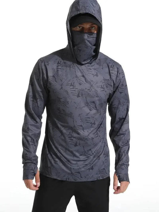 Men's UV Protection Hoodie - Quick-Dry Outdoor Performance Shirt