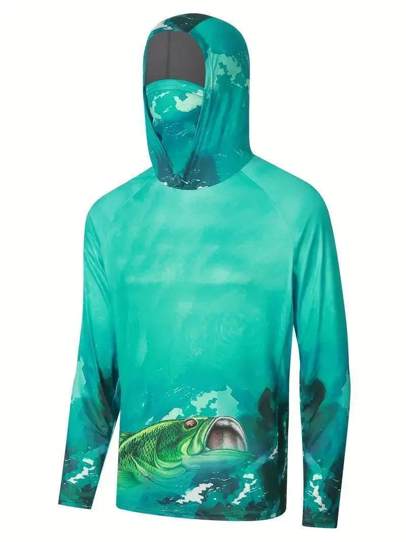 Men's UV Protection Hoodie - Quick-Dry Outdoor Performance Shirt