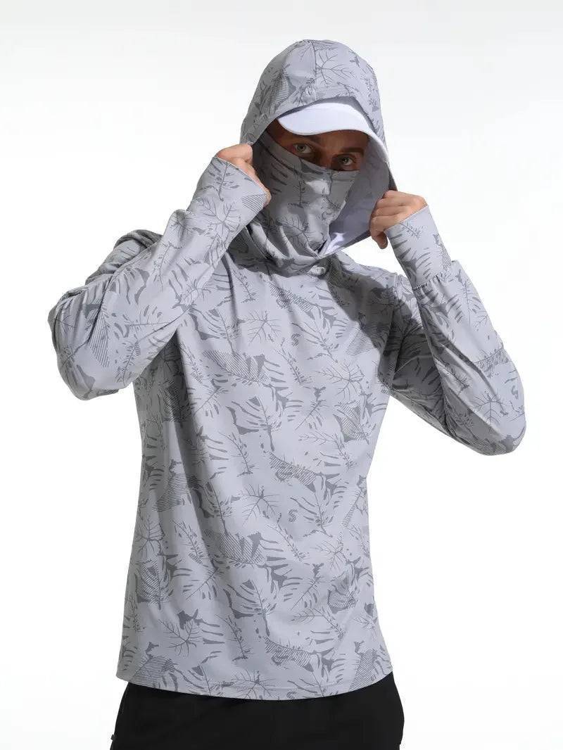 Men's UV Protection Hoodie - Quick-Dry Outdoor Performance Shirt