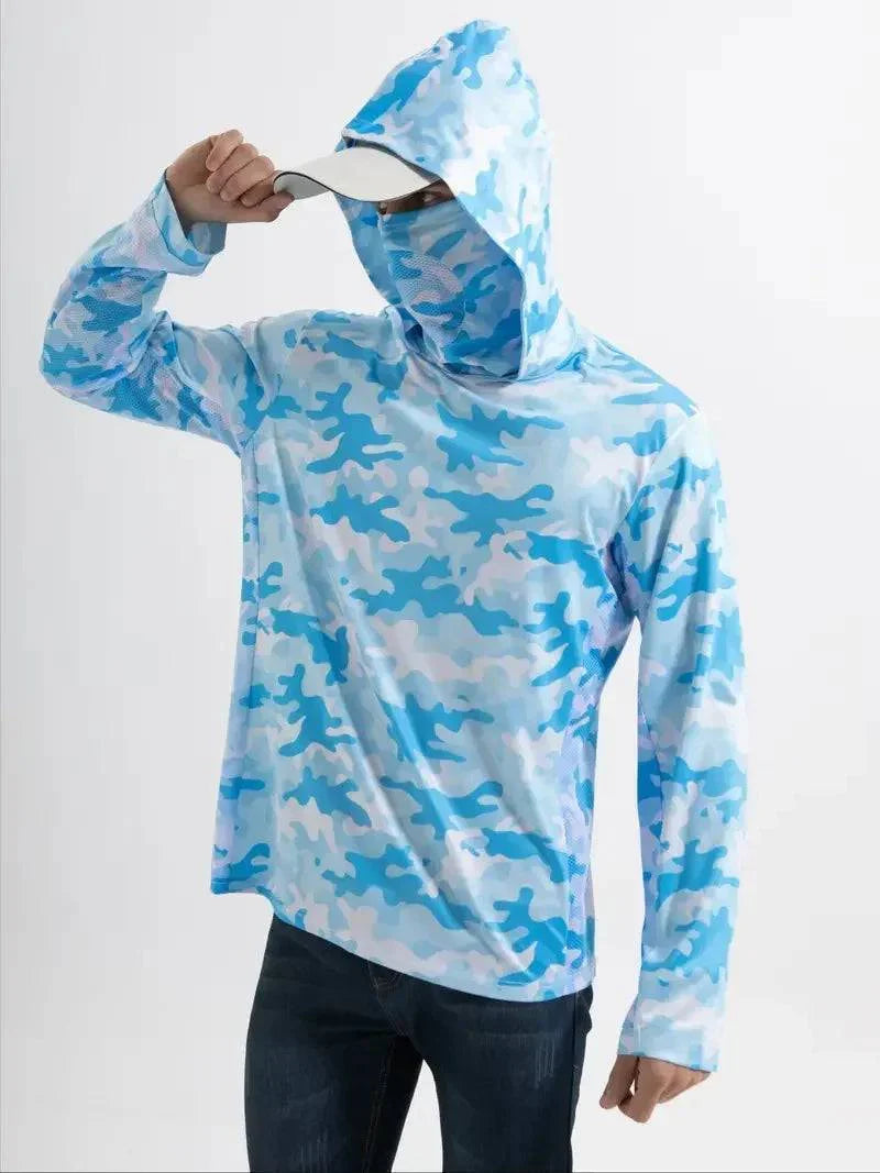 Men's UV Protection Hoodie - Quick-Dry Outdoor Performance Shirt