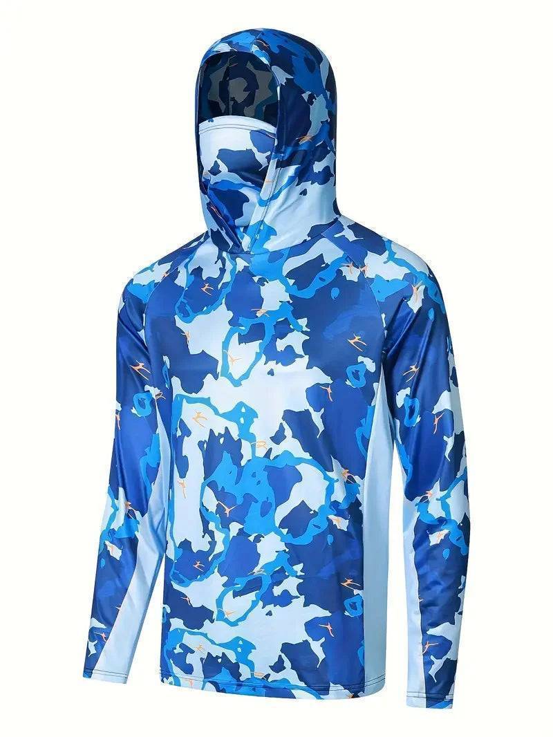 Men's UV Protection Hoodie - Quick-Dry Outdoor Performance Shirt