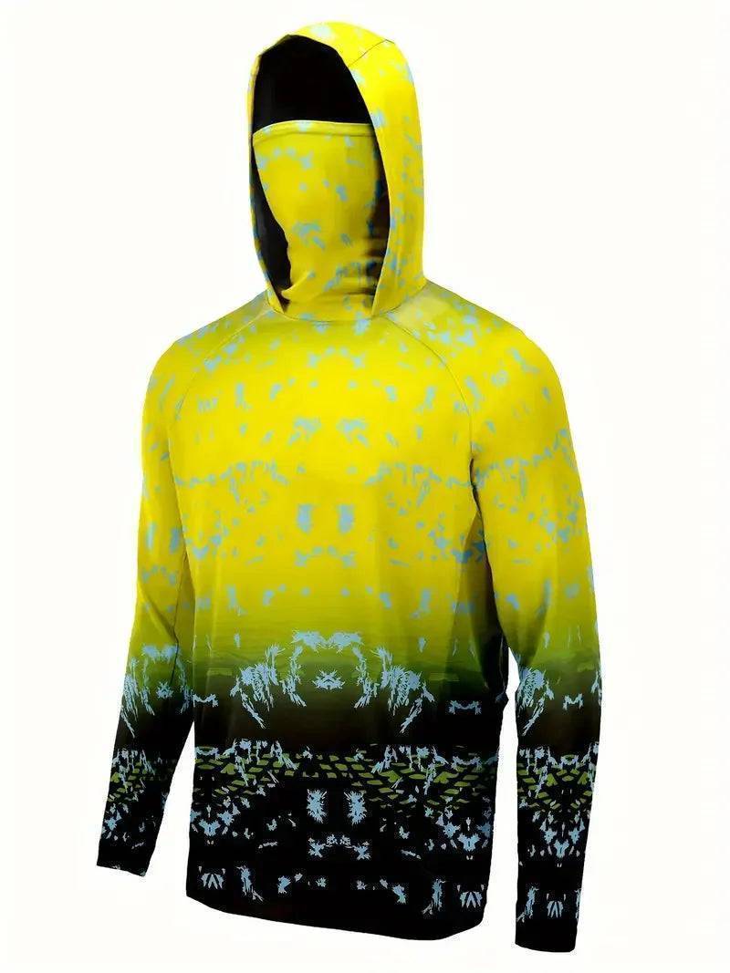 Men's UV Protection Hoodie - Quick-Dry Outdoor Performance Shirt