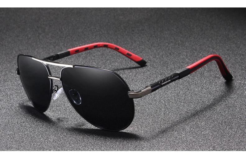 Men's Vintage Aluminum Polarizing Sunglasses