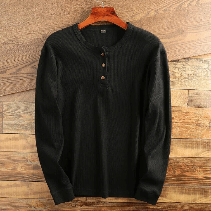 Men's Waffle-Knit Autumn Shirt