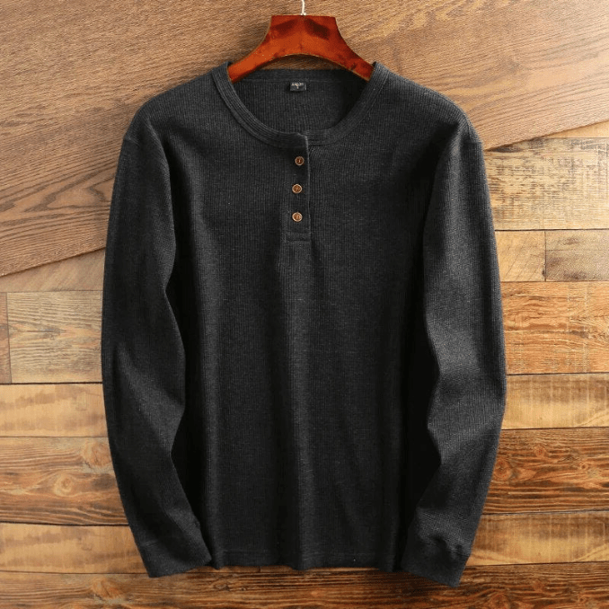 Men's Waffle-Knit Autumn Shirt