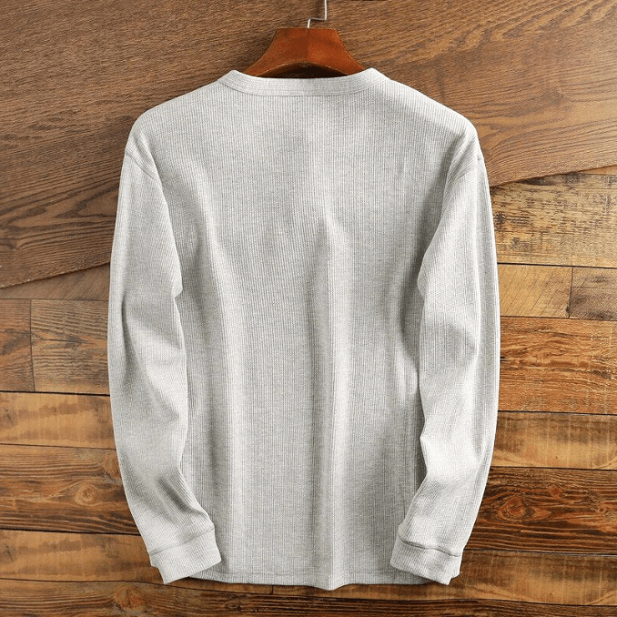 Men's Waffle-Knit Autumn Shirt