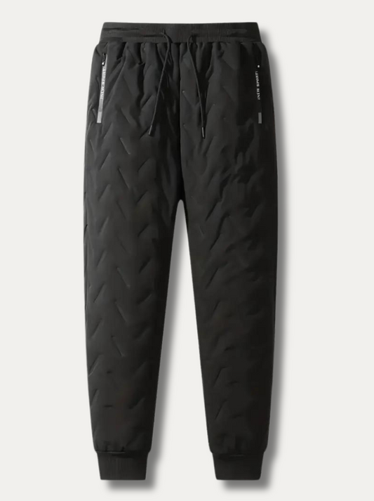 Men's Warm Fleece Sweatpants with Zip Pockets