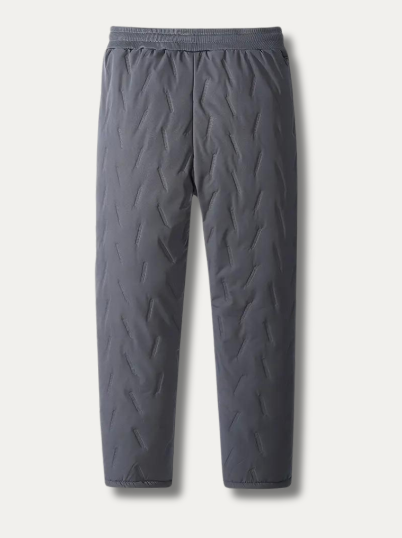 Men's Warm Fleece Sweatpants with Zip Pockets