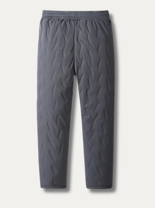 Men's Warm Fleece Sweatpants with Zip Pockets