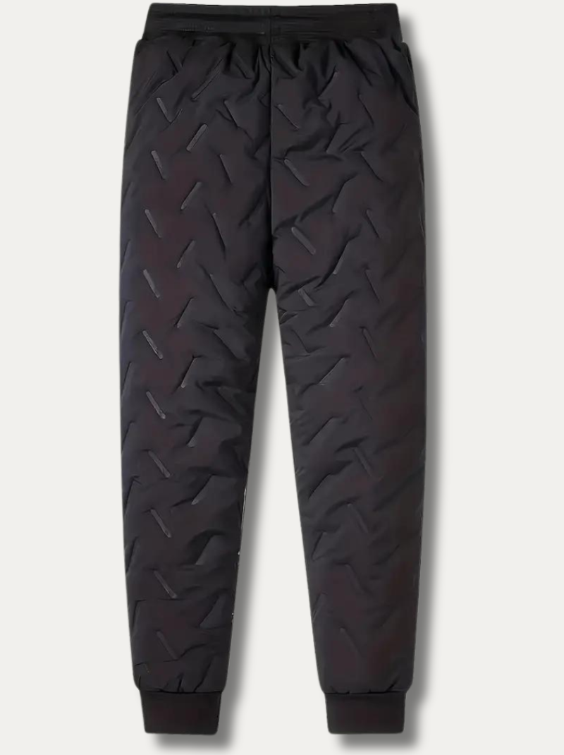 Men's Warm Fleece Sweatpants with Zip Pockets