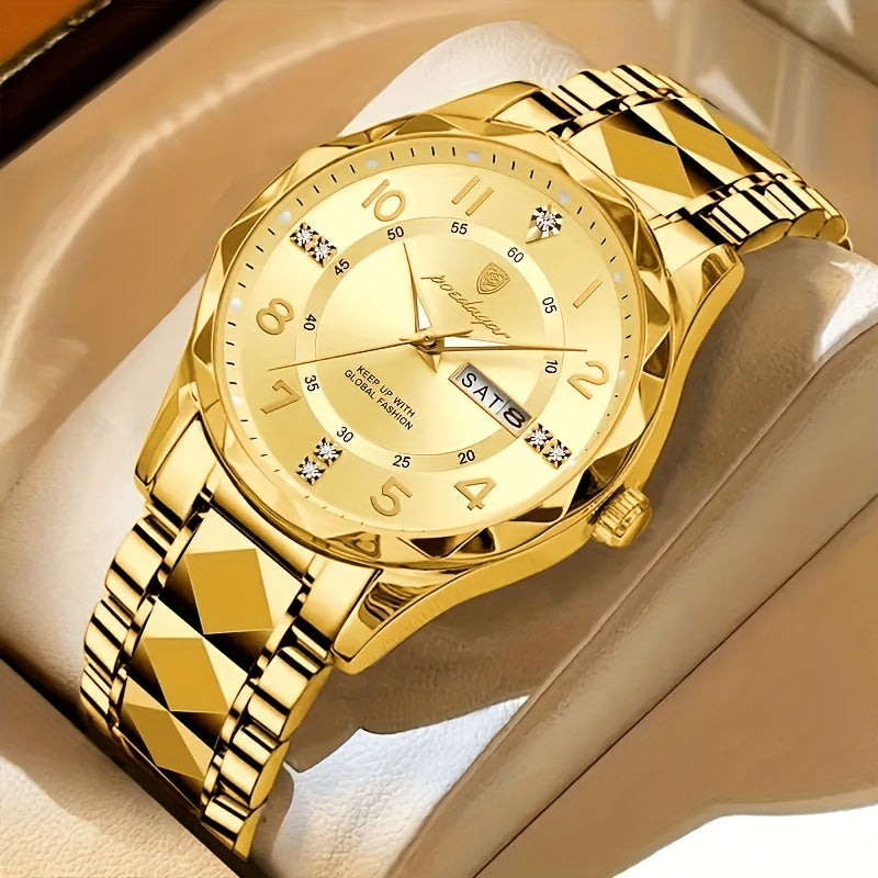 Men's Waterproof Multifunctional Titanium Sports Watch