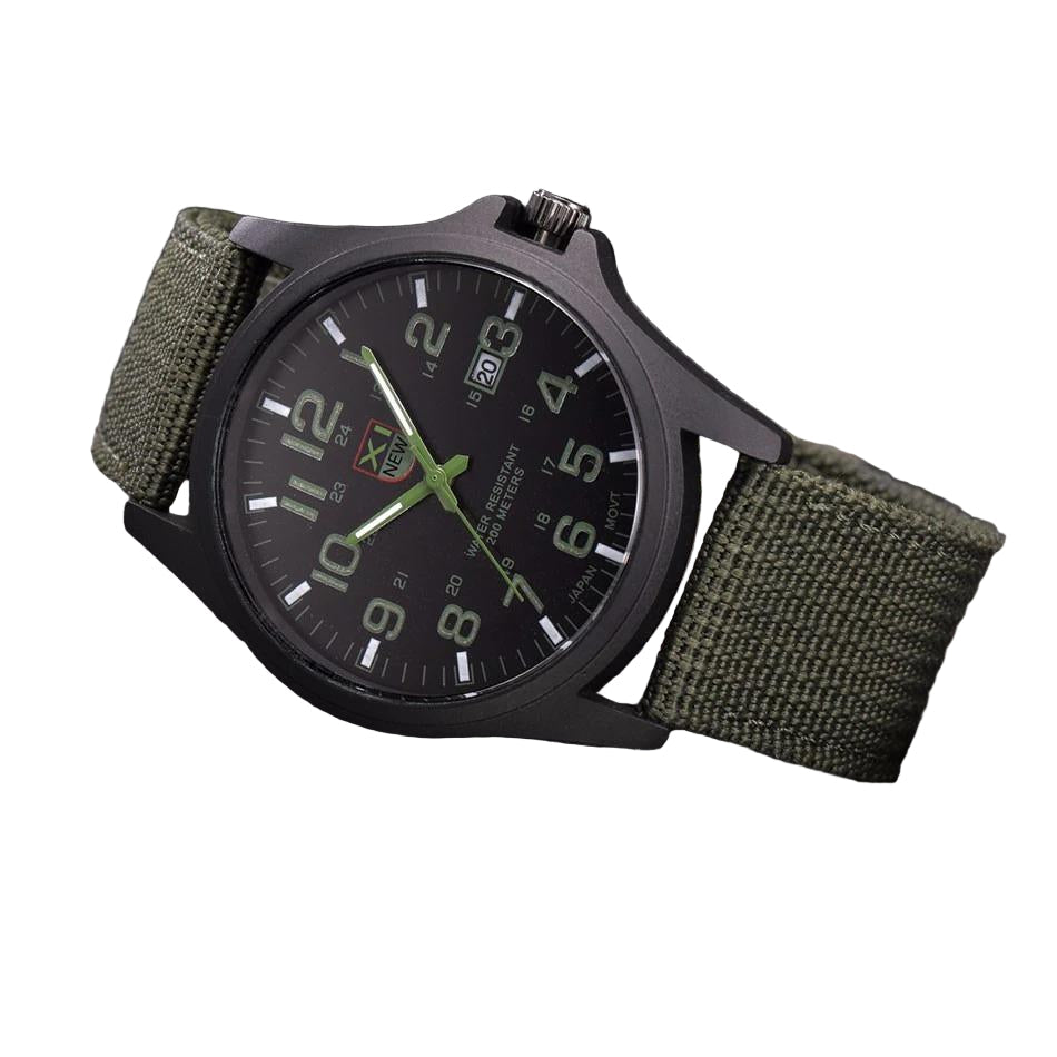 Men's Waterproof Tactical Military Watch with Stopwatch and Backlight