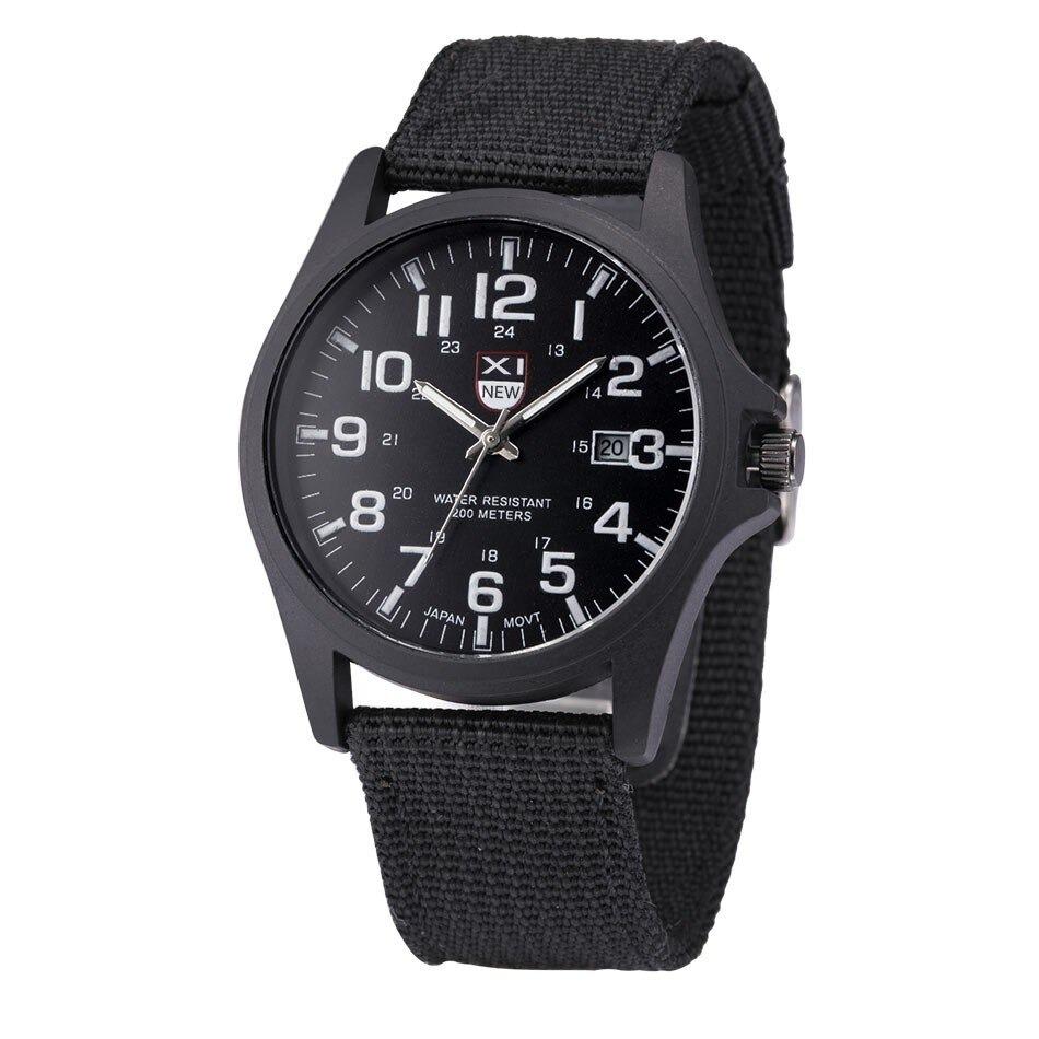 Men's Waterproof Tactical Military Watch with Stopwatch and Backlight