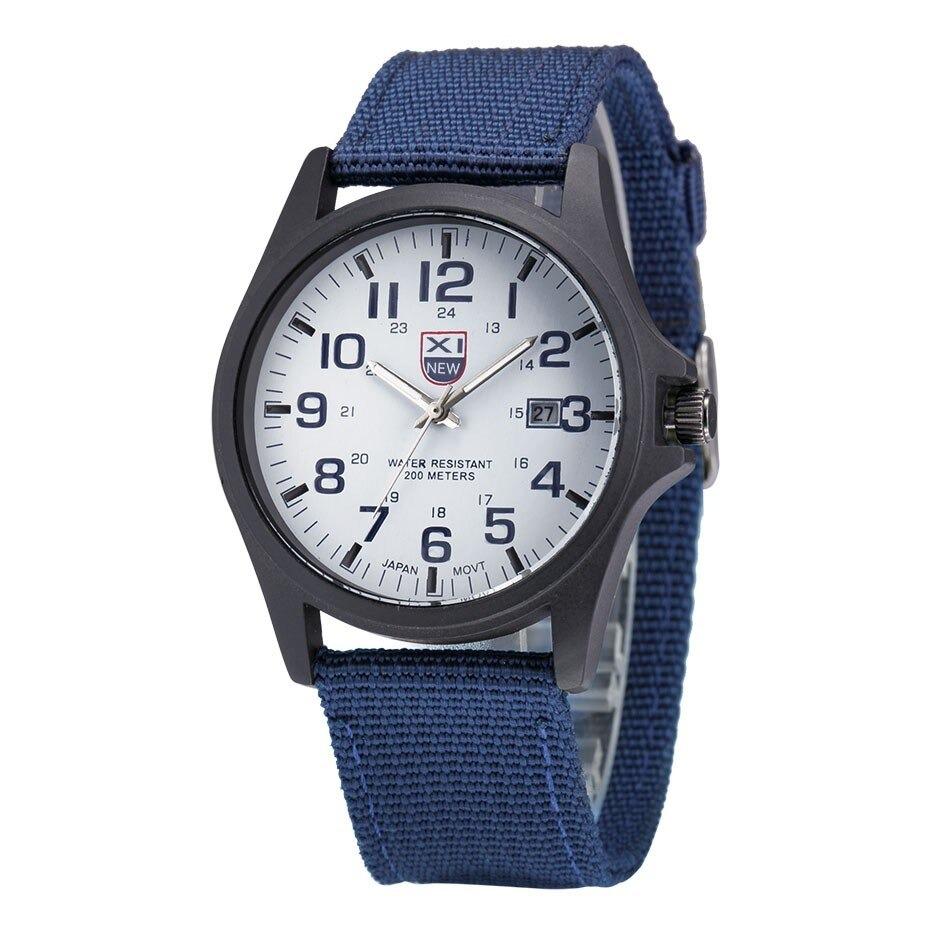 Men's Waterproof Tactical Military Watch with Stopwatch and Backlight