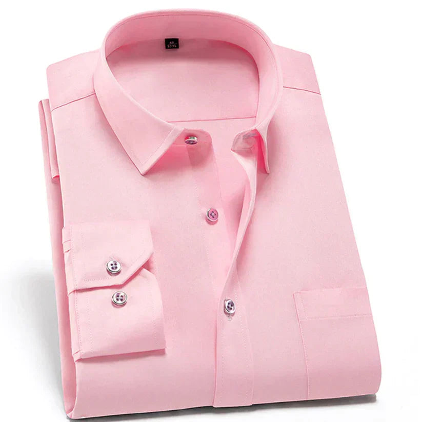 Men's Wrinkle-Free Stretch Comfort Shirt in Modern Fit