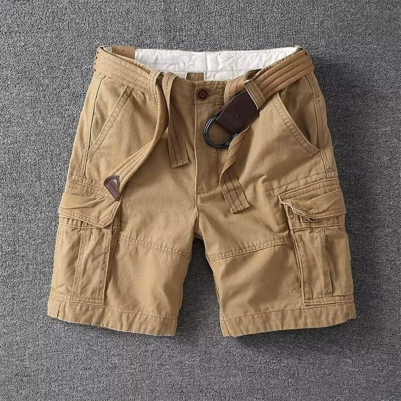 Image of Men's Belted Cargo Shorts