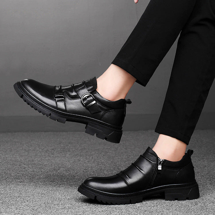 Image of Men's Buckle Lug Sole Loafers