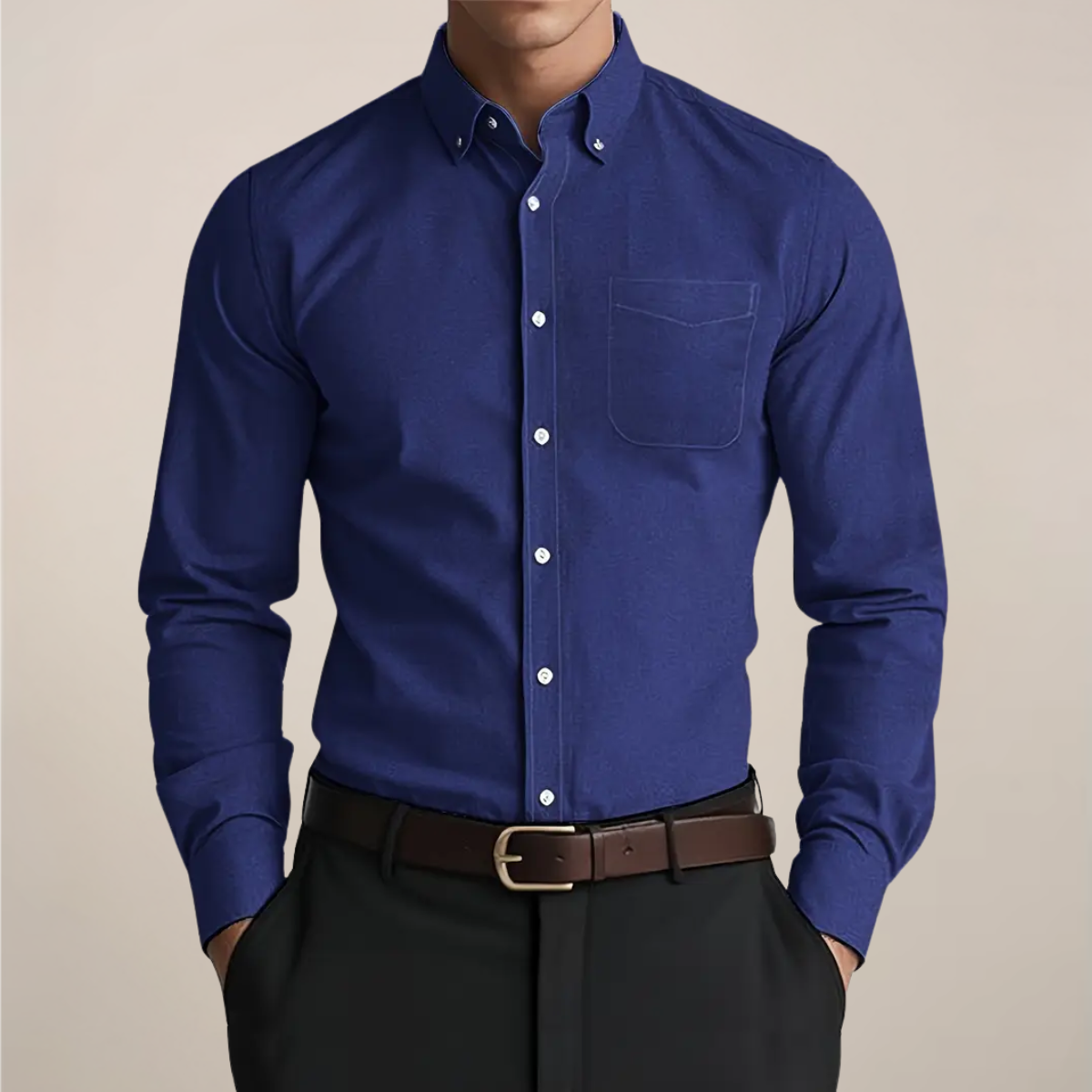 Image of Men's Button-Down Long Sleeve Shirt