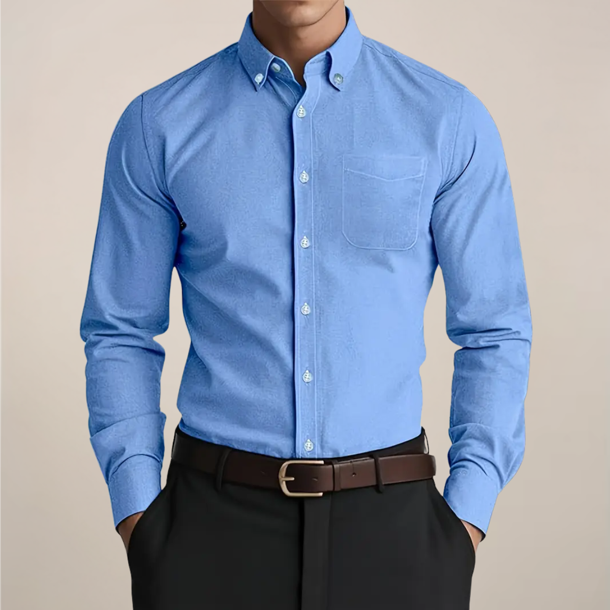 Image of Men's Button-Down Long Sleeve Shirt