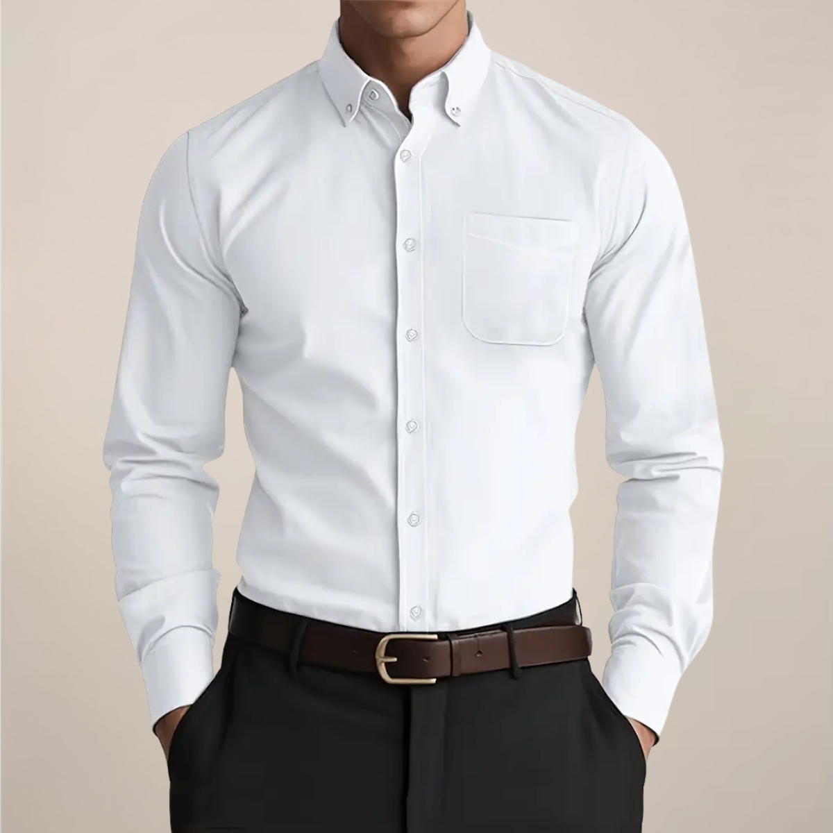 Image of Men's Button-Down Long Sleeve Shirt
