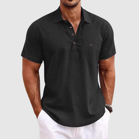Image of Men's Button-Down Polo Shirt