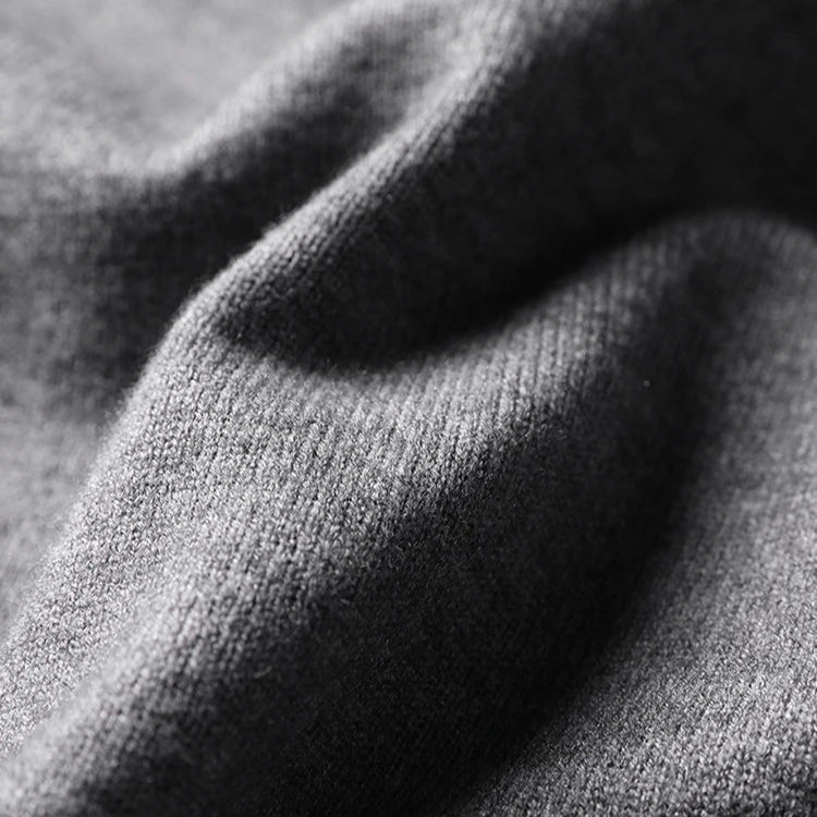 Image of Men's Button-Down Ribbed Knit Sweater