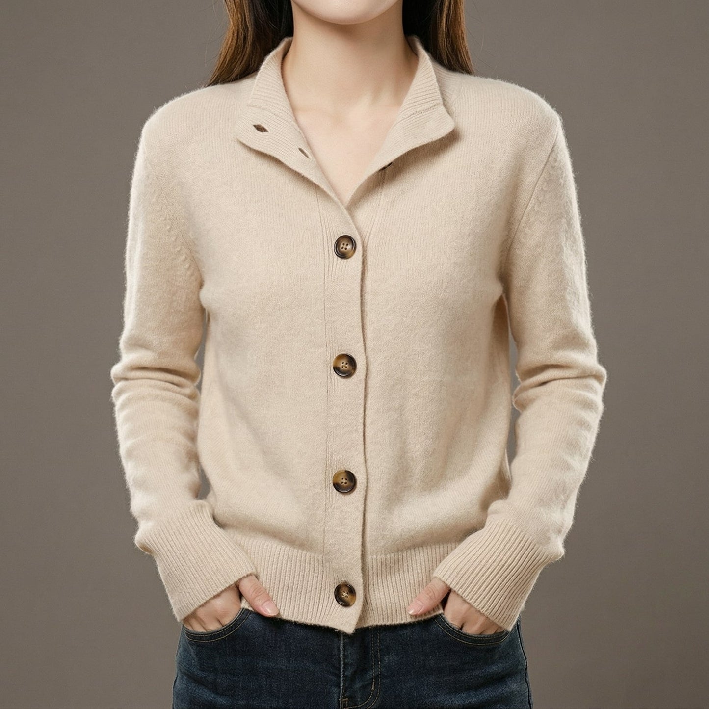 Image of Men's Button-Front Cardigan