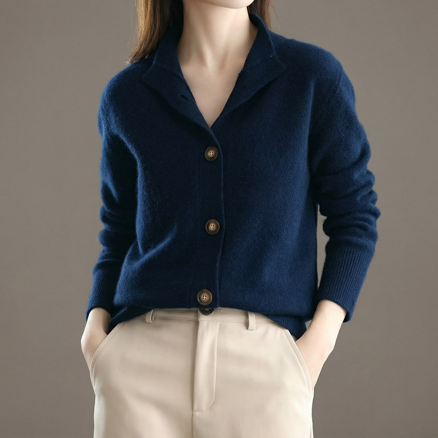 Image of Men's Button-Front Cardigan