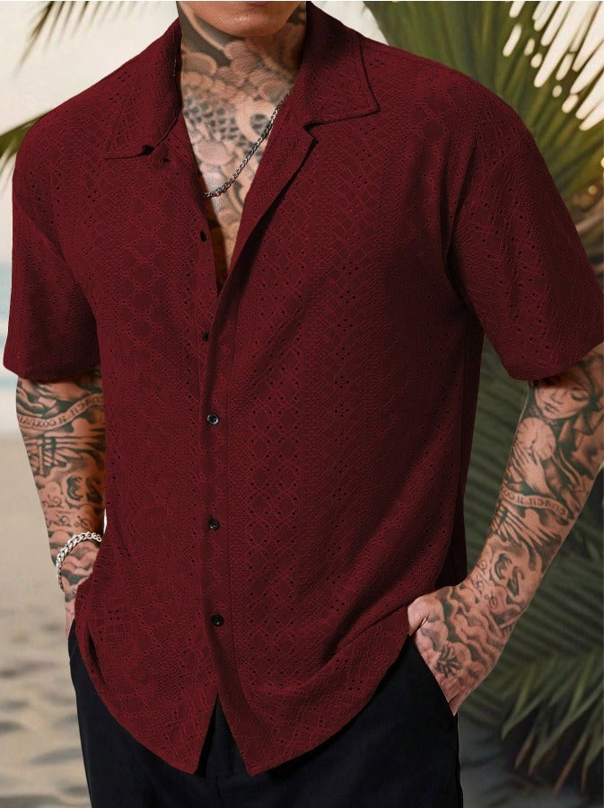 Image of Men's Camp Collar Short Sleeve Shirt