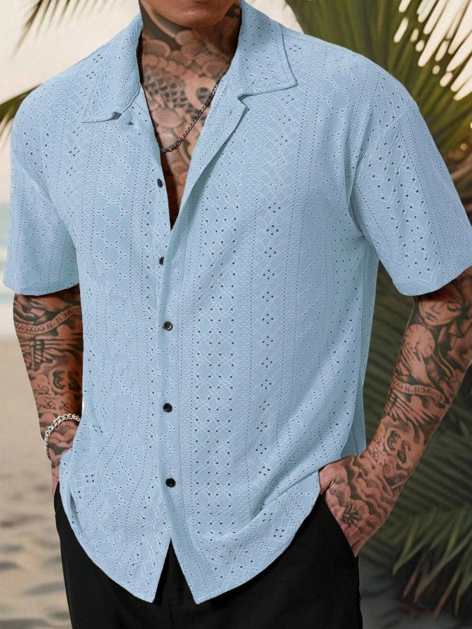 Image of Men's Camp Collar Short Sleeve Shirt