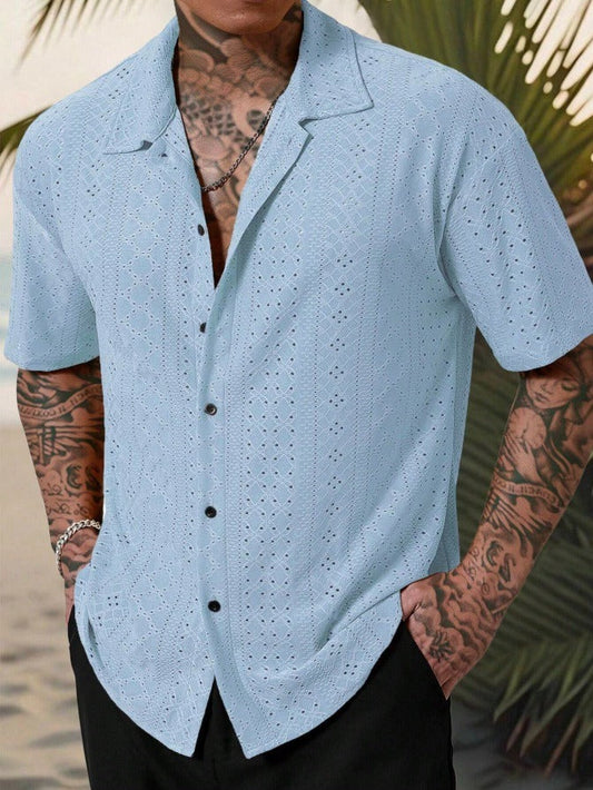 Image of Men's Camp Collar Short Sleeve Shirt