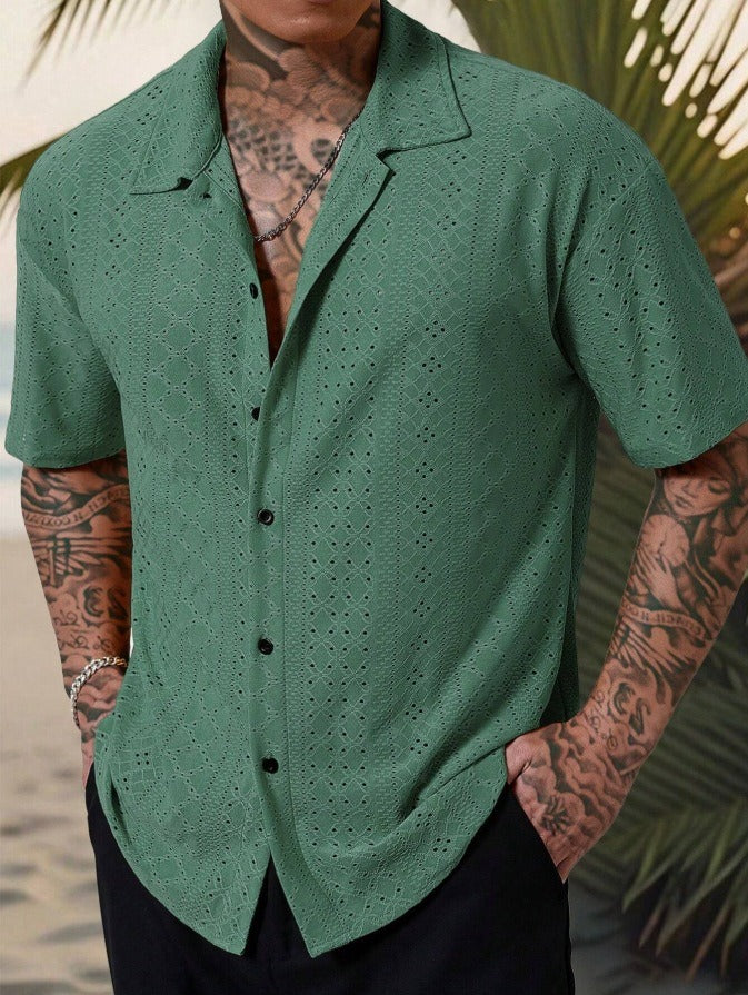 Image of Men's Camp Collar Short Sleeve Shirt