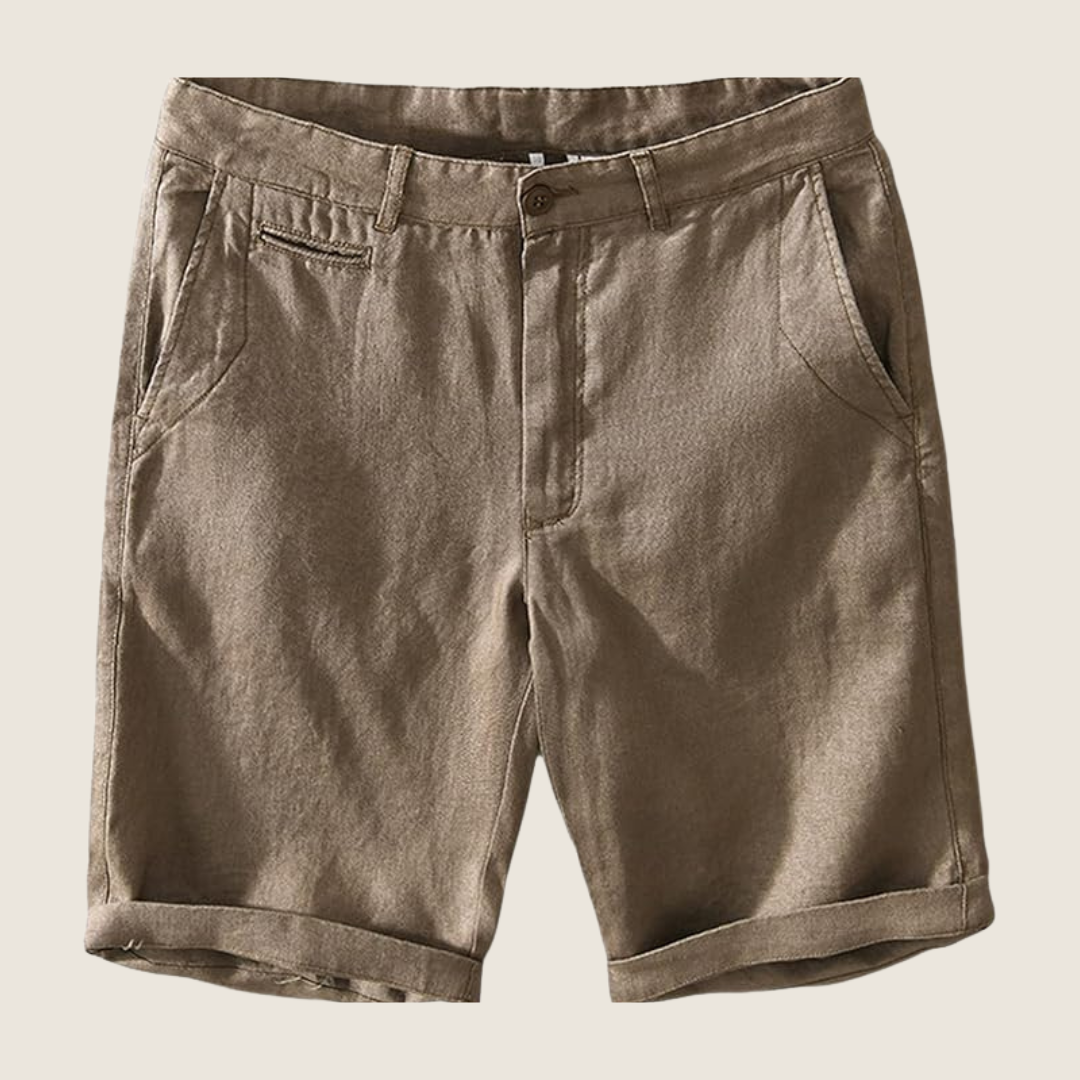 Image of Men's Cuffed Flat Front Shorts