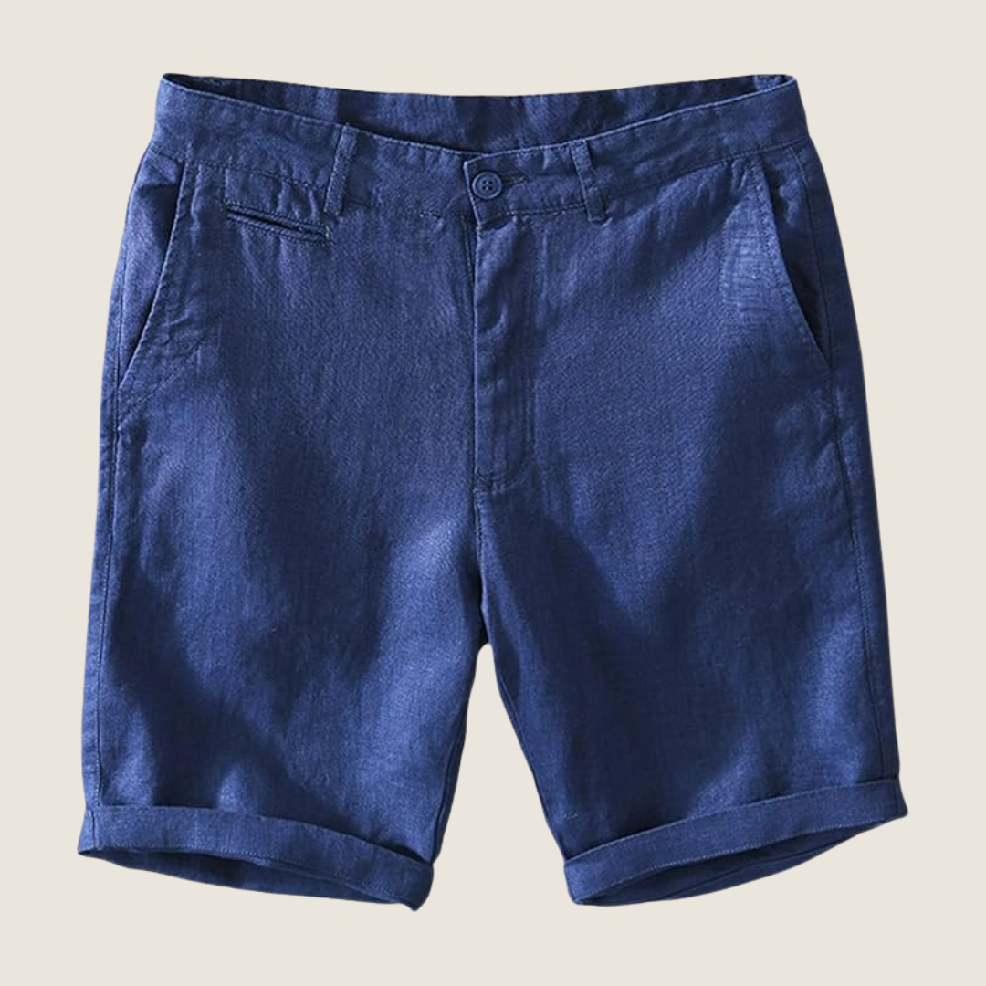 Image of Men's Cuffed Flat Front Shorts