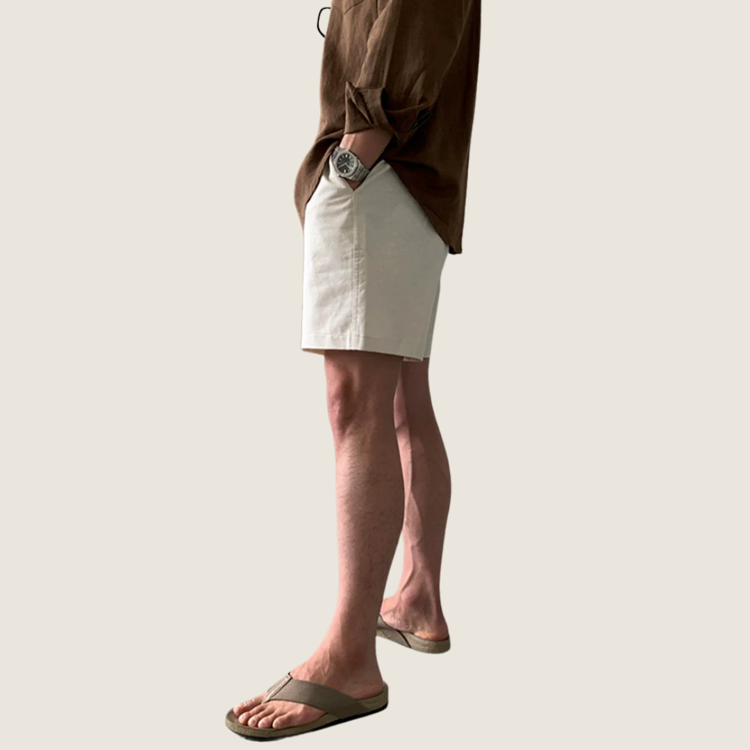 Image of Men's Cuffed Flat Front Shorts
