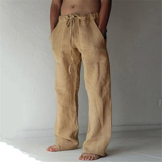 Image of Men's Drawstring Loose Fit Pants