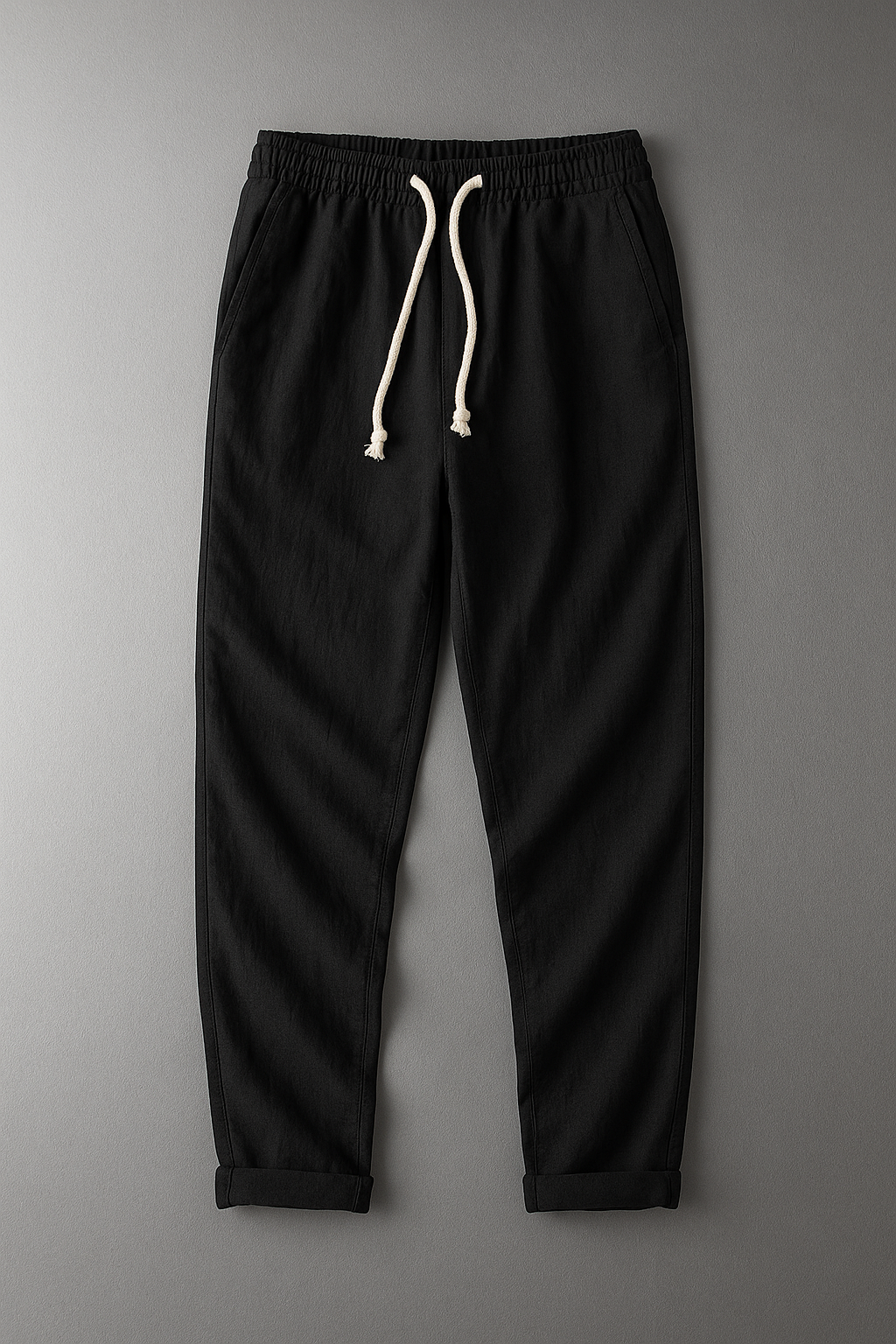 Image of Men's Drawstring Straight Leg Pants
