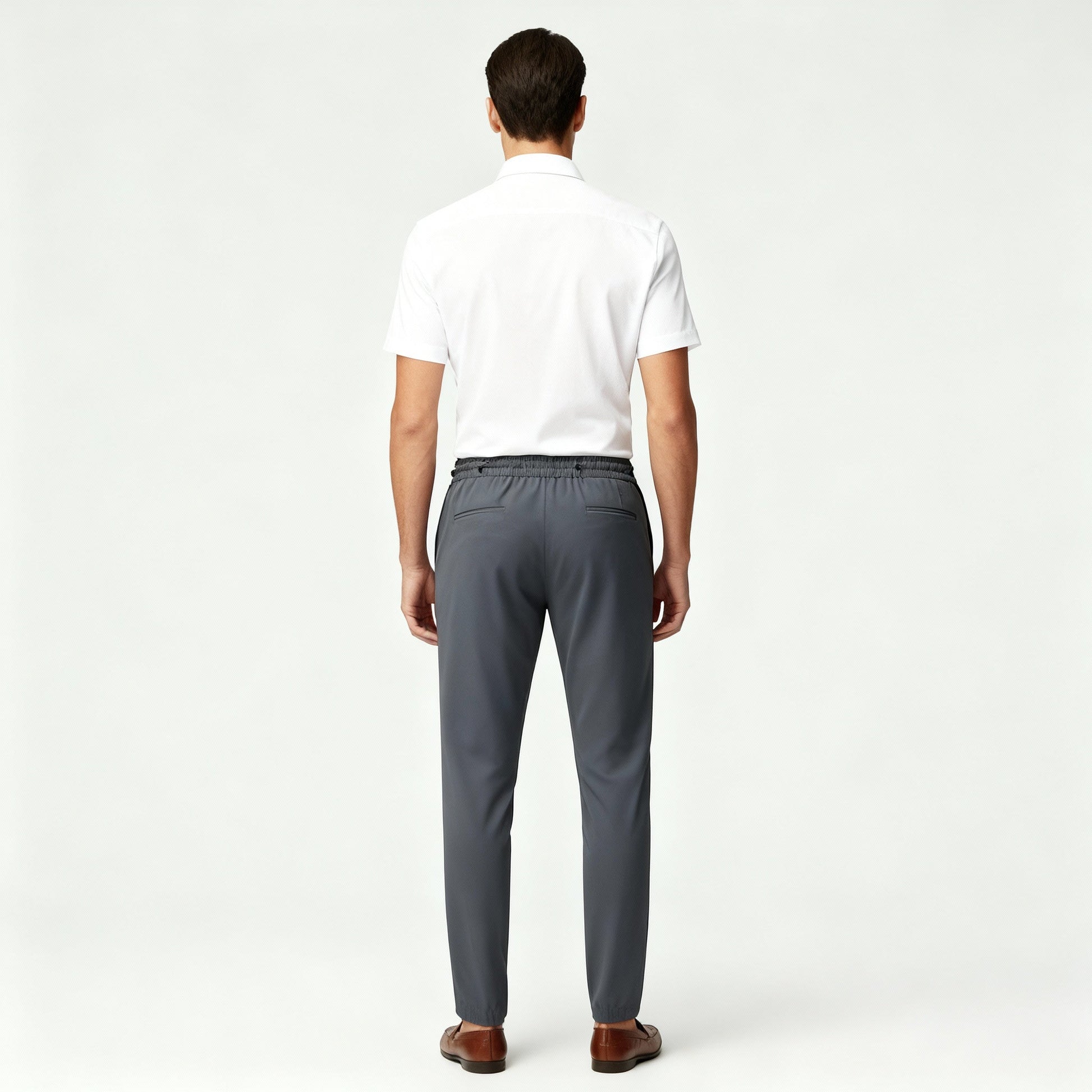 Image of Men's Drawstring Straight Leg Pants