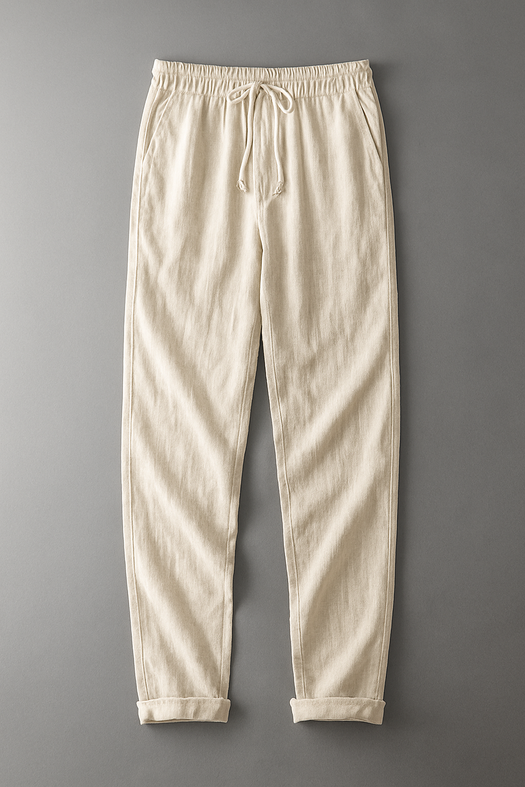 Image of Men's Drawstring Straight Leg Pants