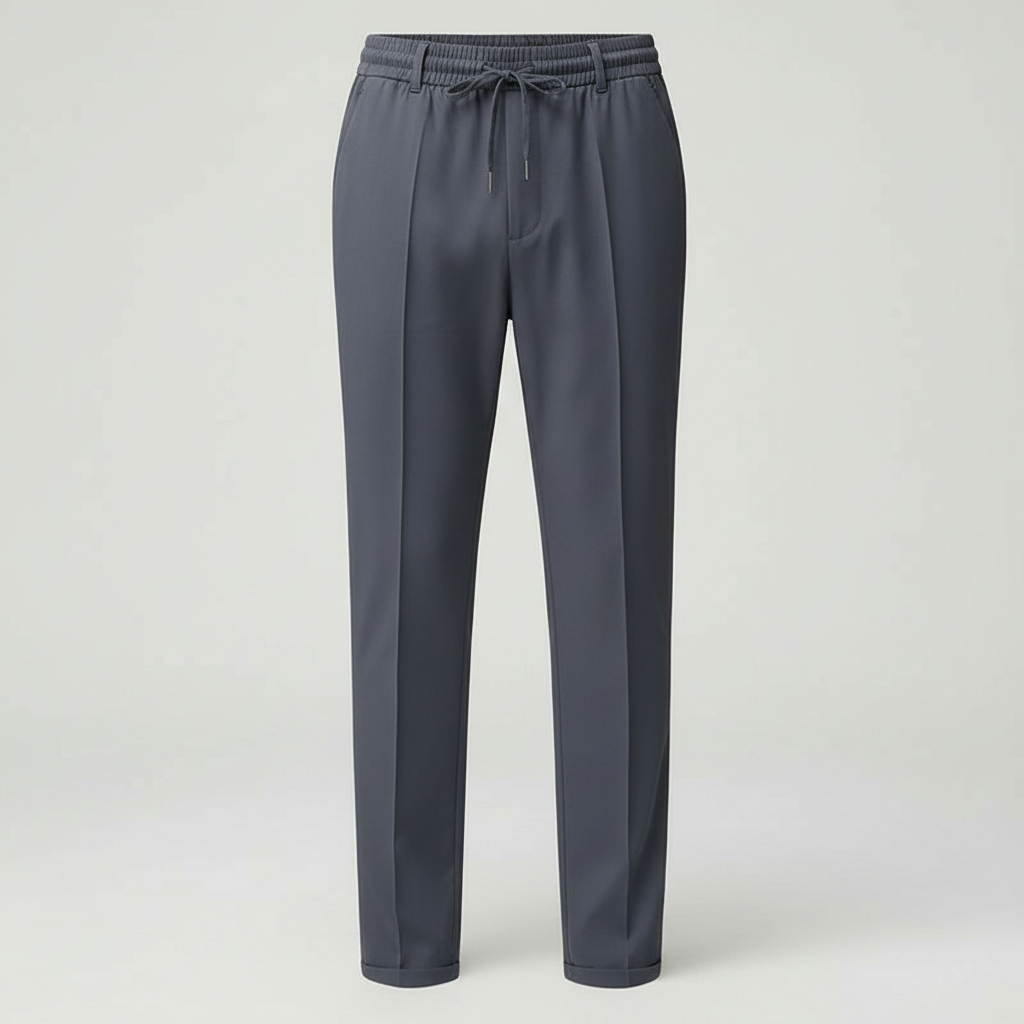 Image of Men's Drawstring Straight Leg Pants