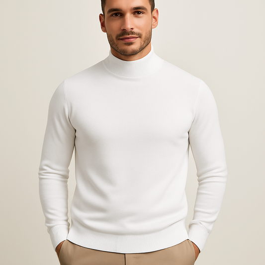 Image of Men's Fitted Turtleneck Sweater