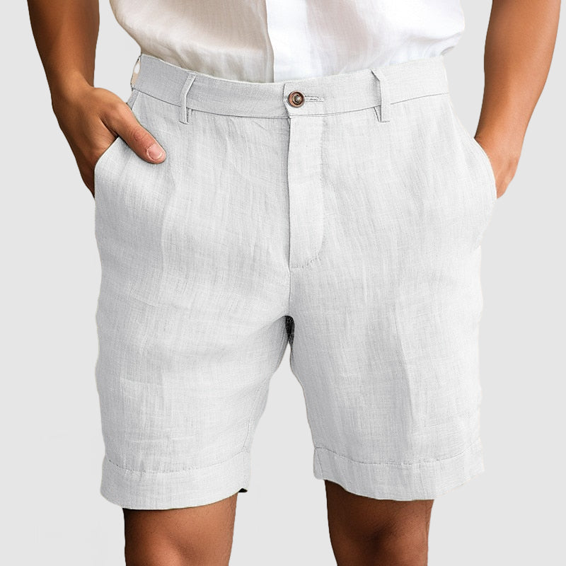 Image of Men's Flat Front Dress Shorts