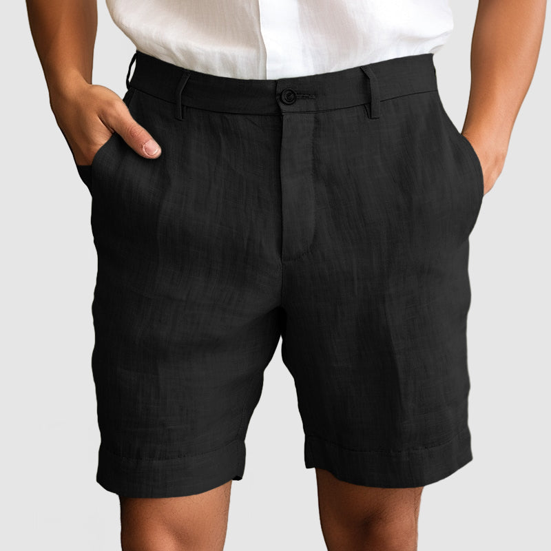 Image of Men's Flat Front Dress Shorts