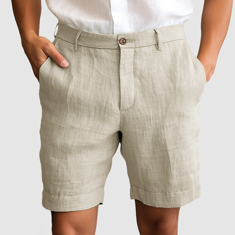 Image of Men's Flat Front Dress Shorts