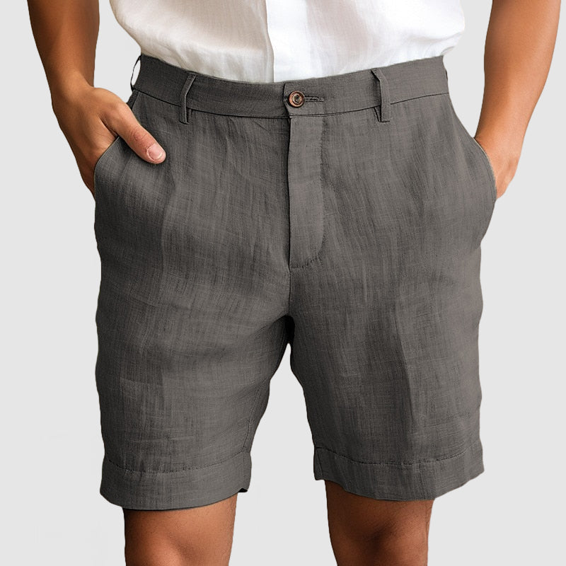Image of Men's Flat Front Dress Shorts