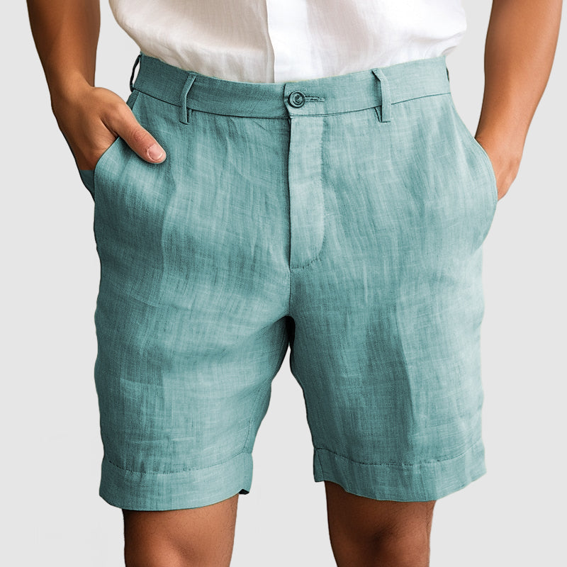 Image of Men's Flat Front Dress Shorts